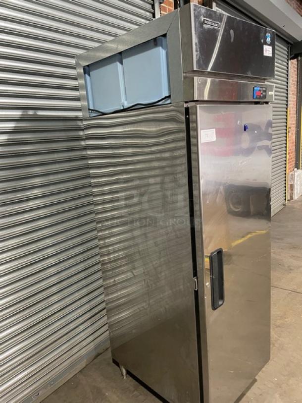 Hoshizaki Professional Series Commercial Stainless Steel Solid Single Door Reach In Freezer! With Poly Coated Wire Racks! Model: FH1-SSB SN: V50954B! 115V 1 Phase! On Legs! - Image 4 of 10