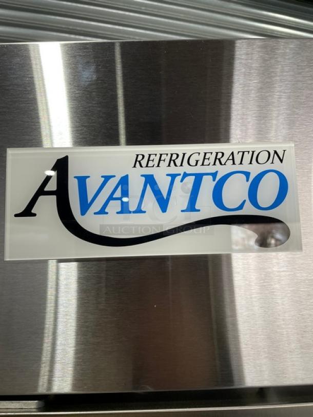 Avantco Commercial Stainless Steel Solid Double Swing Door Reach In Refrigerator! With Poly Coated Wire Racks! Model: 178A49RHC SN: 7527171321042095! 115V! On Casters! - Image 8 of 11