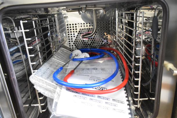 BRAND NEW SCRATCH AND DENT! Blodgett BLCT23E/CSII CPE 2306 HE1 Stainless Steel Commercial Electric Powered Combi Convection Oven w/ View Through Door and Metal Oven Racks. 440/480 Volts, 3 Phase. - Image 5 of 7