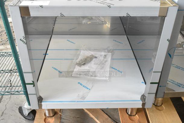 BRAND NEW SCRATCH AND DENT! Blodgett Stainless Steel Equipment Stand Frame w/ Under Shelf. - Image 2 of 4