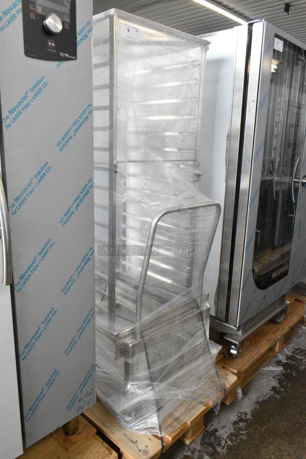 BRAND NEW SCRATCH AND DENT! Blodgett Metal Pan Transport Roll In Oven Rack on Commercial Casters. - Image 4 of 4