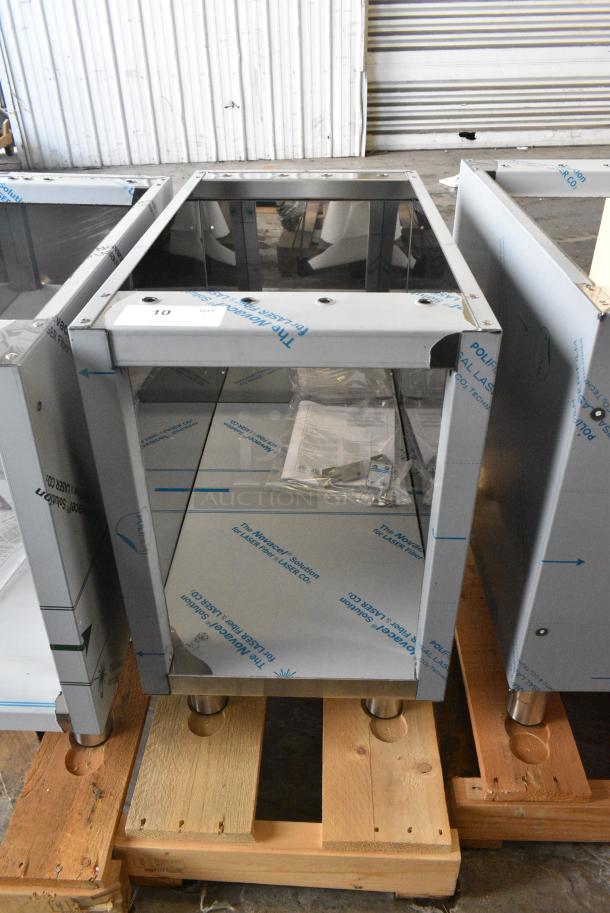 BRAND NEW SCRATCH AND DENT! Blodgett Stainless Steel Equipment Stand Frame w/ Under Shelf. - Image 1 of 4