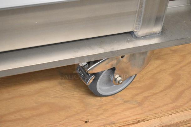 BRAND NEW SCRATCH AND DENT! Blodgett BCP-202/KPE 2.20 Stainless Steel Commercial Electric Powered Roll In Rack Combi Convection Oven w/ View Through Door and Metal Pan Transport Rack. 208 Volts, 3 Phase. - Image 3 of 7