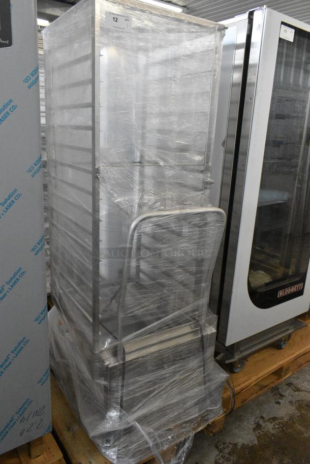 BRAND NEW SCRATCH AND DENT! Blodgett Metal Pan Transport Roll In Oven Rack on Commercial Casters. - Image 1 of 3