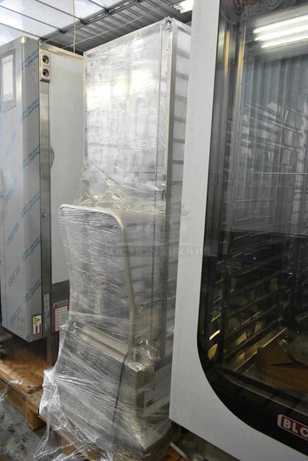 BRAND NEW SCRATCH AND DENT! Blodgett Metal Pan Transport Roll In Oven Rack on Commercial Casters. - Image 2 of 3