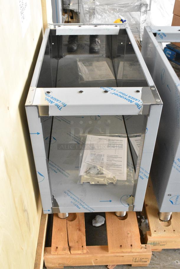 BRAND NEW SCRATCH AND DENT! Blodgett Stainless Steel Equipment Stand Frame w/ Under Shelf. - Image 1 of 5