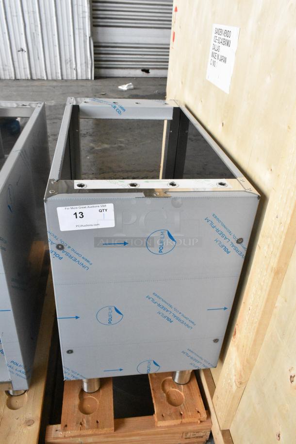 BRAND NEW SCRATCH AND DENT! Blodgett Stainless Steel Equipment Stand Frame w/ Under Shelf. - Image 2 of 5
