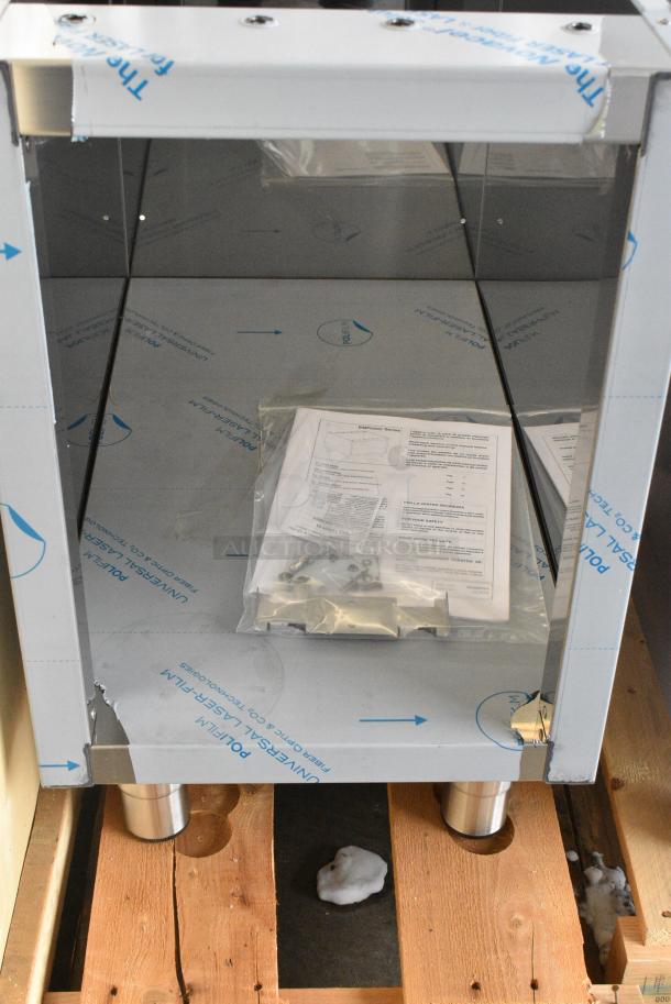 BRAND NEW SCRATCH AND DENT! Blodgett Stainless Steel Equipment Stand Frame w/ Under Shelf. - Image 4 of 5