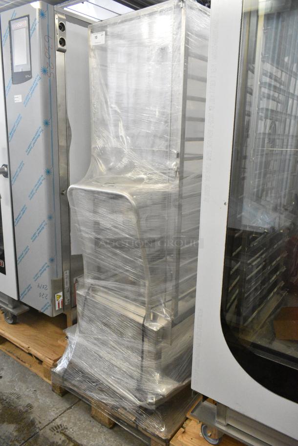 BRAND NEW SCRATCH AND DENT! Blodgett Metal Pan Transport Roll In Oven Rack on Commercial Casters. - Image 2 of 4