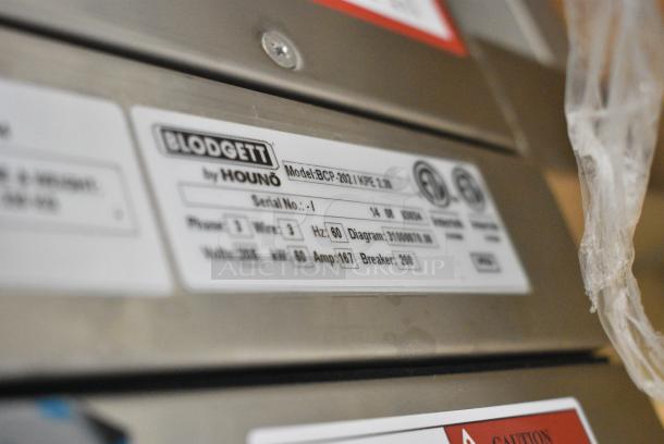 BRAND NEW SCRATCH AND DENT! Blodgett BCP-202/KPE 2.20 Stainless Steel Commercial Electric Powered Roll In Rack Combi Convection Oven w/ View Through Door and Metal Pan Transport Rack. 208 Volts, 3 Phase. - Image 8 of 8