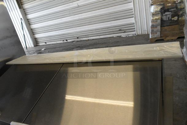 BRAND NEW SCRATCH AND DENT! 2021 Kool-it KSTM-60-2 Stainless Steel Commercial Sandwich Salad Prep Table Bain Marie Mega Top. 115 Volts, 1 Phase. Tested and Working! - Image 3 of 11