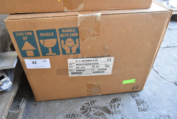 BRAND NEW IN BOX! AJ Antunes VZN-421H Water Filtration System. 100-240 Volts, 1 Phase. - Image 2 of 3