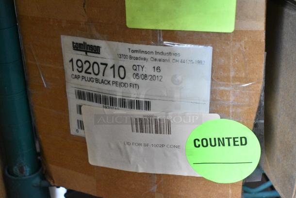 3 BRAND NEW SCRATCH AND DENT! Tomlinson Items Including 1015470 Simpli-Flex ESF2000 Pull-Type Black Wall Mount Black Plastic 3.5 - 44 oz. Cup Dispenser, 1003846 Ice Cream Cone Dispenser and 1920710 Plastic Lid for Ice Cream Cone Dispenser. 3 Times Your Bid! - Image 4 of 4