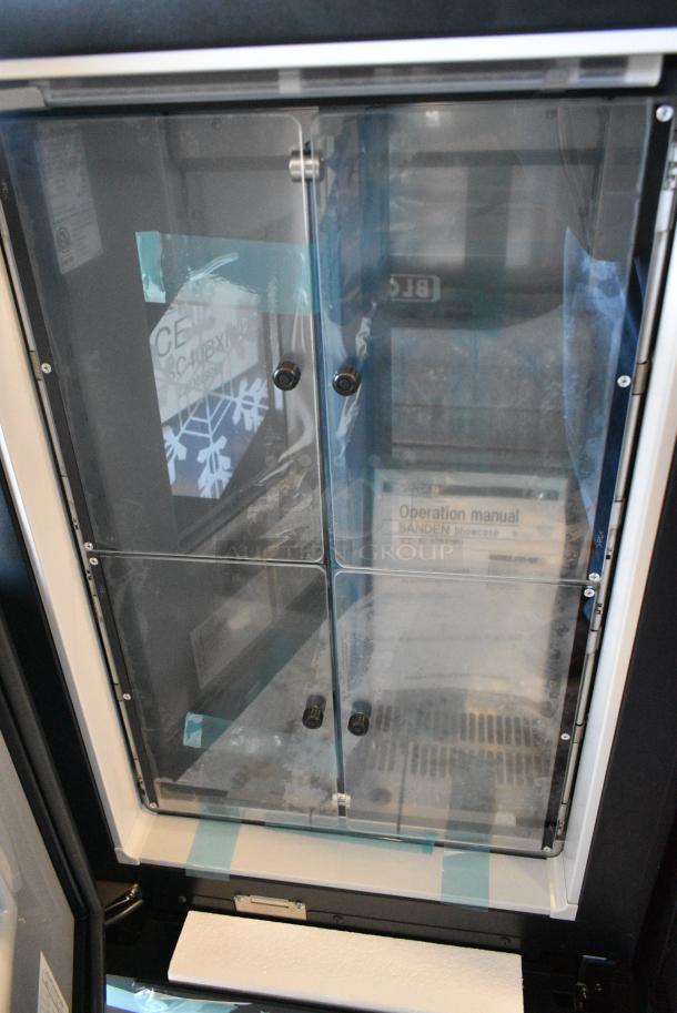 BRAND NEW SCRATCH AND DENT! Lumilinna ICE-SC40BXIWU Metal Commercial Single Door Beverage Cooler Crystallizer / Slush Cooler. 115 Volts, 1 Phase. Does Not Have Power Cord Tested and Working! - Image 3 of 4