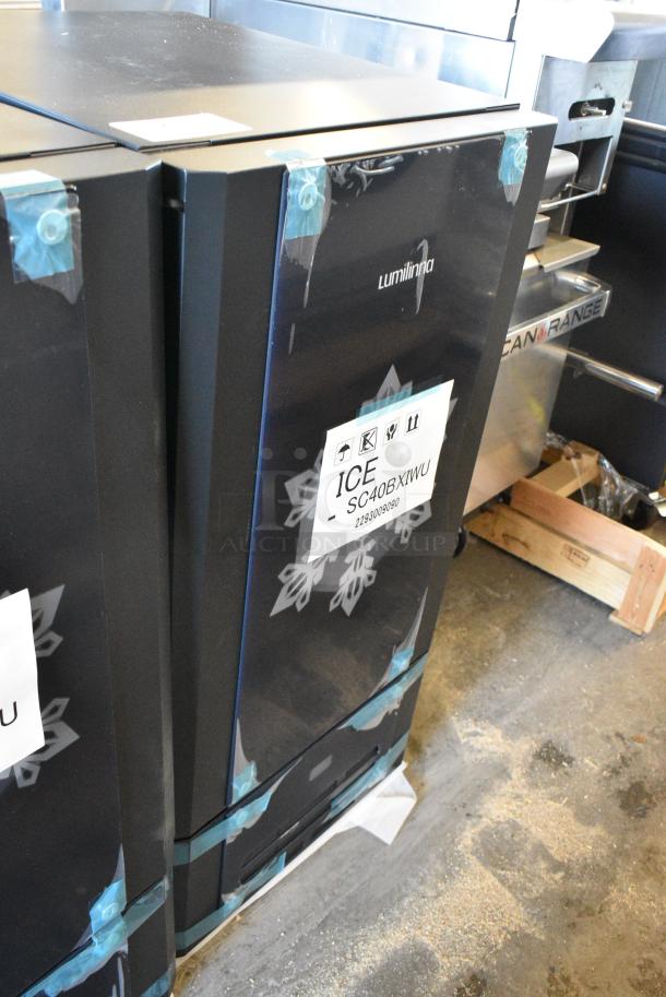 BRAND NEW SCRATCH AND DENT! Lumilinna ICE-SC40BXIWU Metal Commercial Single Door Beverage Cooler Crystallizer / Slush Cooler. Does Not Have Power Cord.115 Volts, 1 Phase. Tested and Working! - Image 2 of 5