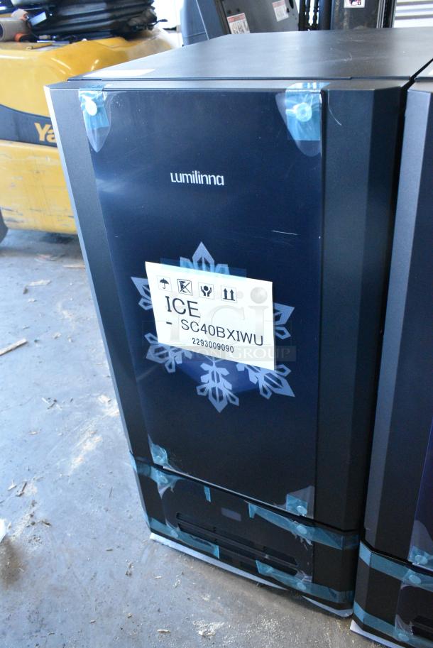BRAND NEW SCRATCH AND DENT! Lumilinna ICE-SC40BXIWU Metal Commercial Single Door Beverage Cooler Crystallizer / Slush Cooler. Does Not Have Power Cord.115 Volts, 1 Phase. Tested and Working! - Image 2 of 5