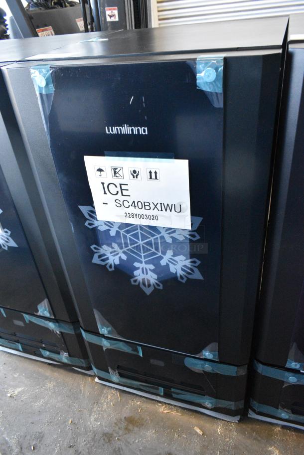 BRAND NEW SCRATCH AND DENT! Lumilinna ICE-SC40BXIWU Metal Commercial Single Door Beverage Cooler Crystallizer / Slush Cooler. Does Not Have Power Cord.115 Volts, 1 Phase. Tested and Working! - Image 2 of 5