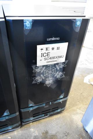 BRAND NEW SCRATCH AND DENT! Lumilinna ICE-SC40BXIWU Metal Commercial Single Door Beverage Cooler Crystallizer / Slush Cooler. Does Not Have Power Cord.115 Volts, 1 Phase. Tested and Working!