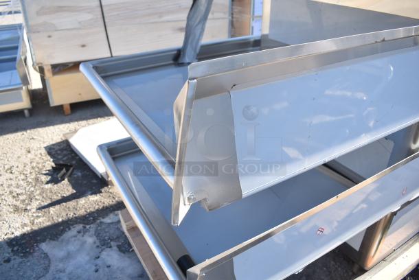 BRAND NEW SCRATCH AND DENT! Regency 600S32030230 Stainless Steel 3 Bay Sink w/ Dual Drain Boards. No Legs. - Image 3 of 4