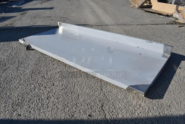 BRAND NEW SCRATCH AND DENT! Regency 600TSB3072S 30" x 72" 16-Gauge Stainless Steel Commercial Work Tabletop - Image 3 of 4