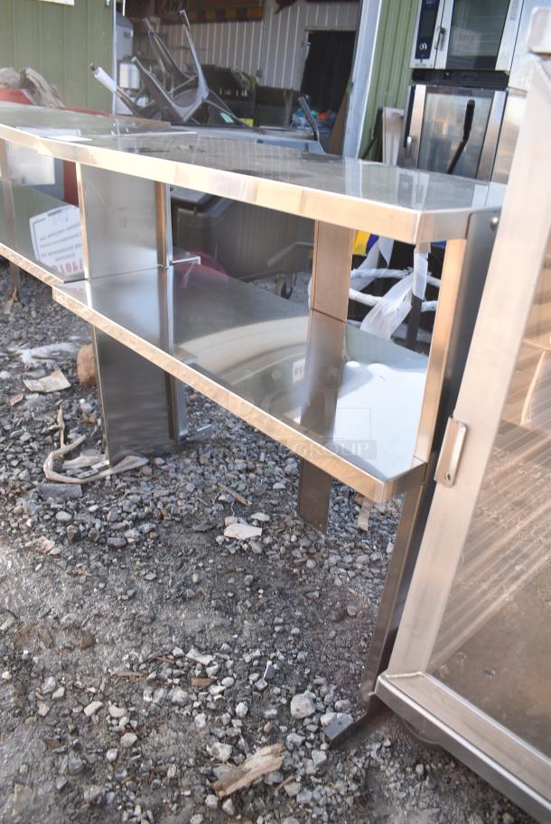 BRAND NEW SCRATCH AND DENT! Stainless Steel 2 Tier Over Shelf. - Image 3 of 3