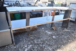 BRAND NEW SCRATCH AND DENT! Stainless Steel 2 Tier Over Shelf.