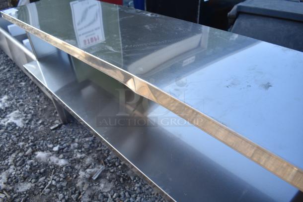BRAND NEW SCRATCH AND DENT! Stainless Steel 2 Tier Over Shelf. - Image 3 of 3