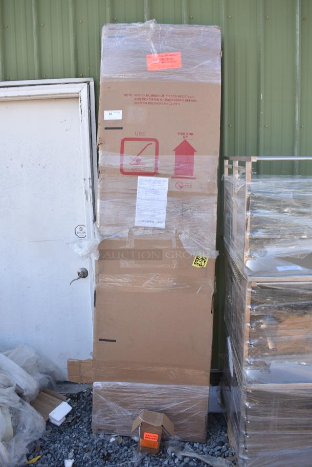 BRAND NEW SCRATCH AND DENT! SPD20AL Stainless Steel Kitchen Door. 17.5x82.5 - Image 2 of 7