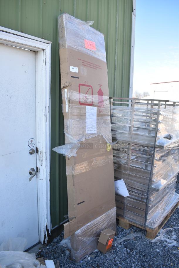 BRAND NEW SCRATCH AND DENT! SPD20AL Stainless Steel Kitchen Door. 17.5x82.5 - Image 3 of 7
