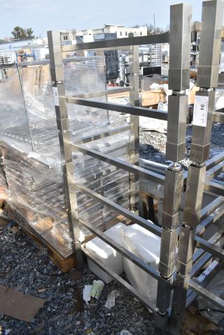 6 BRAND NEW SCRATCH AND DENT! Blodgett 61387 Metal Stacking Stand for 61/61-61/101.  6 Times Your Bid!