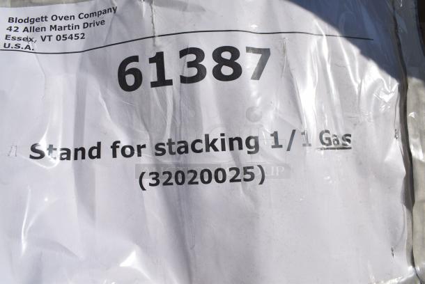 6 BRAND NEW SCRATCH AND DENT! Blodgett 61387 Metal Stacking Stand for 61/61-61/101.  6 Times Your Bid! - Image 3 of 3