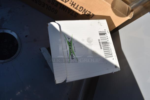 BRAND NEW SCRATCH AND DENT! Regency 600S31824218 Stainless Steel 3 Bay Sink w/ Dual Drain Boards. - Image 6 of 7