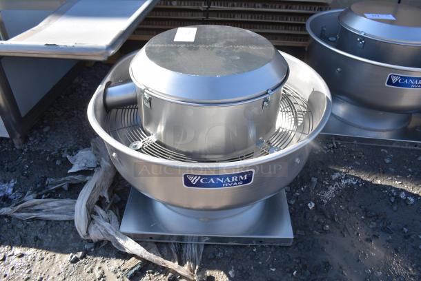 BRAND NEW SCRATCH AND DENT! Canarm ALX120-UD 12 1/4" Variable Speed Capable Upblast Direct Drive Aluminum Exhauster. 115/230 Volts, 1 Phase. - Image 1 of 5