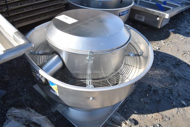 BRAND NEW SCRATCH AND DENT! Canarm ALX120-UD 12 1/4" Variable Speed Capable Upblast Direct Drive Aluminum Exhauster. 115/230 Volts, 1 Phase. - Image 2 of 5