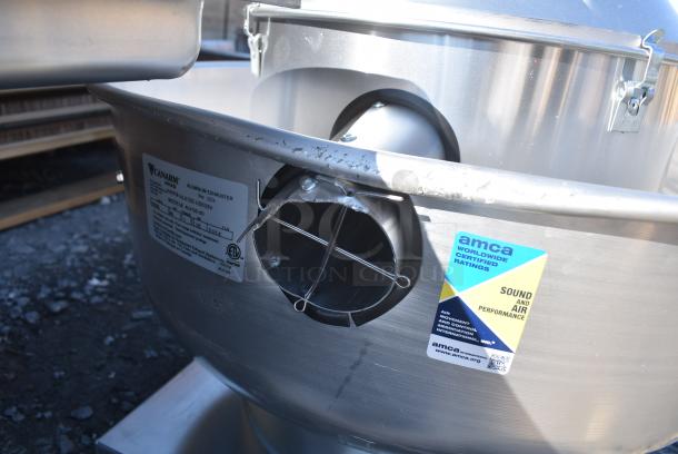 BRAND NEW SCRATCH AND DENT! Canarm ALX120-UD 12 1/4" Variable Speed Capable Upblast Direct Drive Aluminum Exhauster. 115/230 Volts, 1 Phase. - Image 4 of 5