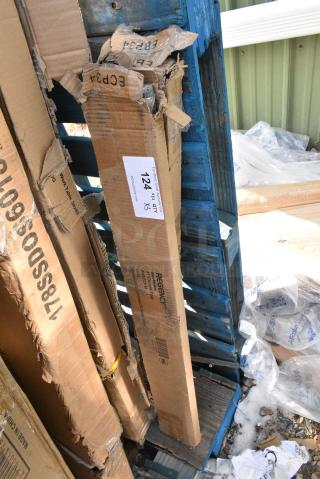 3 BRAND NEW SCRATCH AND DENT! Items Including Regency 460ECP34 34" NSF Chrome Post, . May Be Missing Pieces. 3 Times Your Bid!