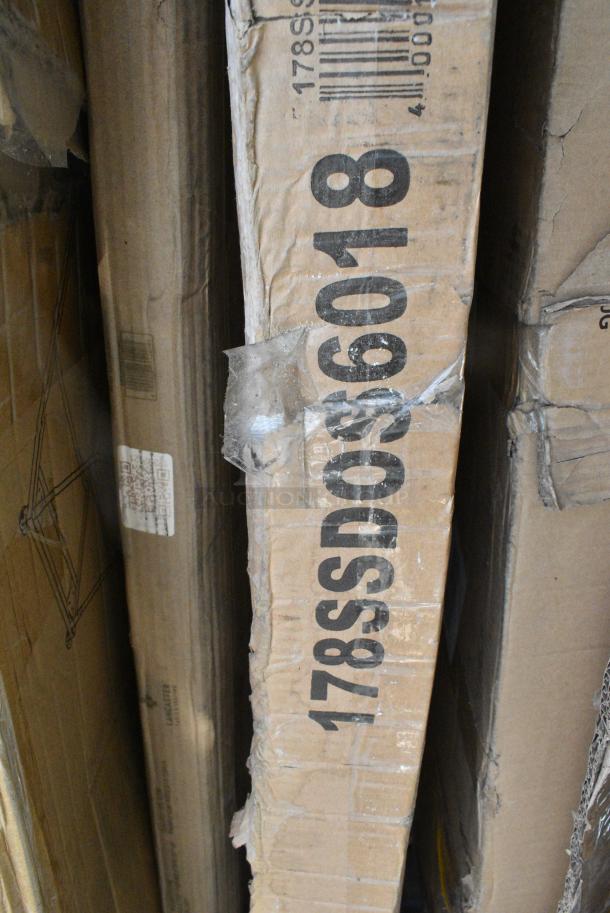 BRAND NEW SCRATCH AND DENT! Avantco 178SSDOS6018 Stainless Steel Double Deck Overshelf - 18" x 60". May Be Missing Pieces. - Image 3 of 3