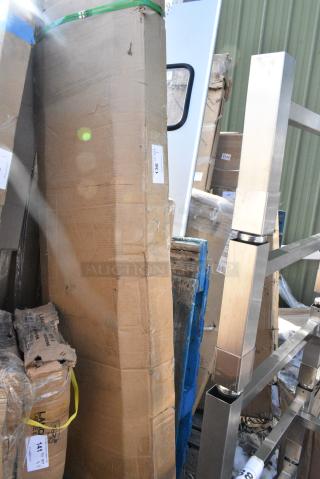 BRAND NEW SCRATCH AND DENT! Regency 600LC13128KB Space Solutions Beige 12" x 18" x 78" Single, 3 Tier Locker - Unassembled. May Be Missing Pieces.