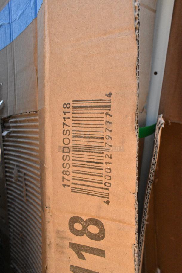 BRAND NEW SCRATCH AND DENT! Avantco 178SSDOS7118 Stainless Steel Double Deck Overshelf - 18" x 70 3/8". May Be Missing Pieces. - Image 3 of 3