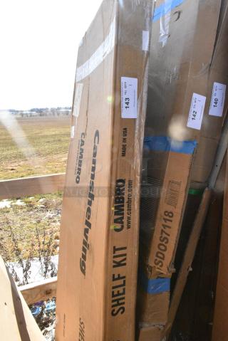 BRAND NEW SCRATCH AND DENT! Cambro 214XSK2460V1 Camshelving® Elements XTRA Vented 1-Shelf Kit - 24'' x 60''. May Be Missing Pieces.