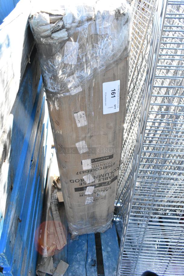 BRAND NEW SCRATCH AND DENT! 164TCOLRD437 Lancaster Table & Seating 37 1/2" x 4" Bar Height Table Base Column and Rod. May Be Missing Pieces. - Image 1 of 2