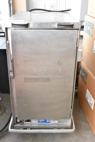 Precision RS-200 Metal Commercial Heated Holding Cabinet on Commercial Casters. 120 Volts, 1 Phase. Cannot Test Due To Cut Power Cord