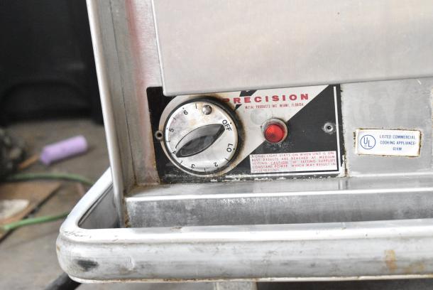 Precision RS-200 Metal Commercial Heated Holding Cabinet on Commercial Casters. 120 Volts, 1 Phase. Cannot Test Due To Cut Power Cord - Image 2 of 6