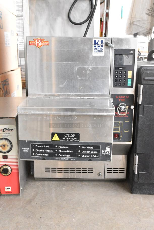 Perfect Fry Company PFA7200 Stainless Steel Commercial Countertop Electric Powered Ventless Fryer. 240 Volts, 1 Phase. - Image 1 of 8