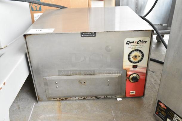 QNC GF II Stainless Steel Commercial Countertop Electric Powered Ventless Greaseless Quik N Crispy Fryer. 240 Volts. - Image 1 of 6