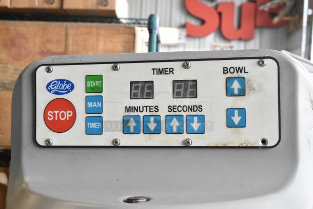 Globe SP62P Metal Commercial Floor Style 60 Quart Planetary Dough Mixer w/ Bowl Guard. 220 Volts, 1 Phase. - Image 4 of 9