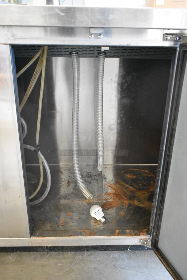 Continental KC90-SS Stainless Steel Commercial Direct Draw Kegerator w/ Single 3 Tap Beer Tower. 115 Volts, 1 Phase. Tested and Working! - Image 4 of 8