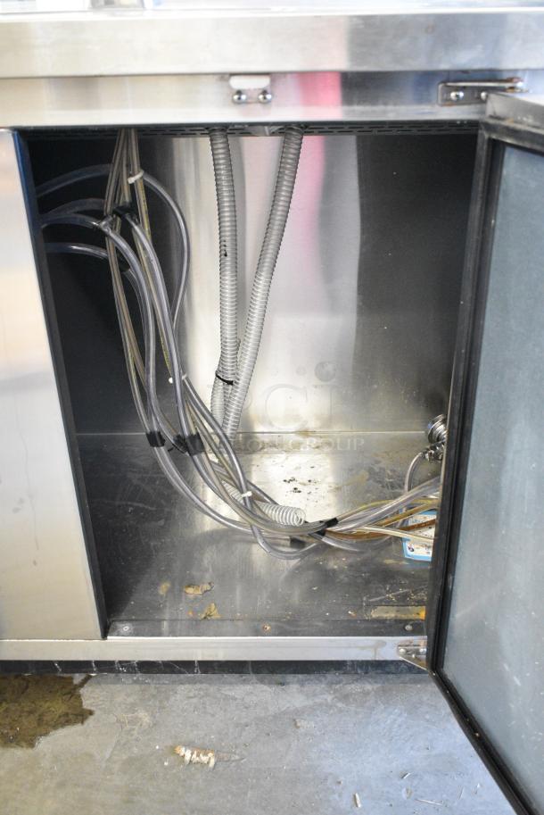 Continental KC90-SS Stainless Steel Commercial Direct Draw Kegerator w/ Single 4 Tap Beer Tower. 115 Volts, 1 Phase. Tested and Powers On But Does Not Get Cold - Image 4 of 8