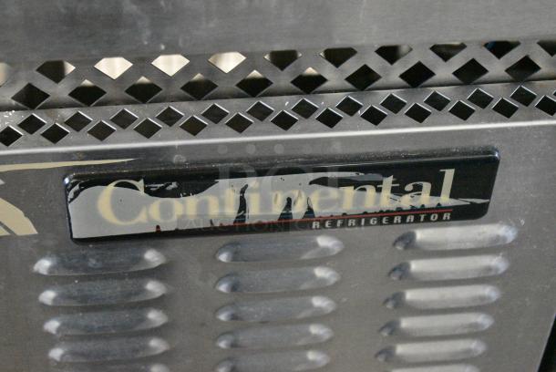 Continental BBC79-SS-GD Stainless Steel Commercial 3 Door Back Bar Cooler Merchandiser. 115 Volts, 1 Phase. Tested and Working! - Image 2 of 7