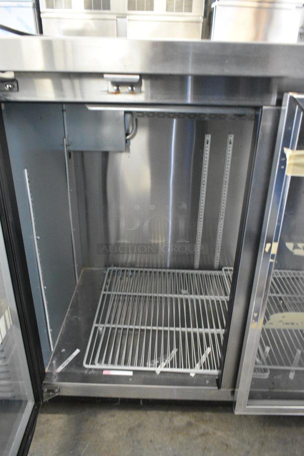 Continental BBC79-SS-GD Stainless Steel Commercial 3 Door Back Bar Cooler Merchandiser. 115 Volts, 1 Phase. Tested and Working! - Image 3 of 7